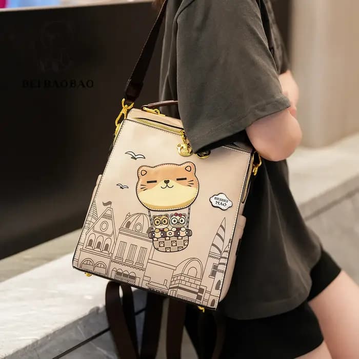 Nouveau sac à dos en cuir souple pour femmes sac à dos d'étudiant sac à bandoulière multifonctionnel de haute qualité