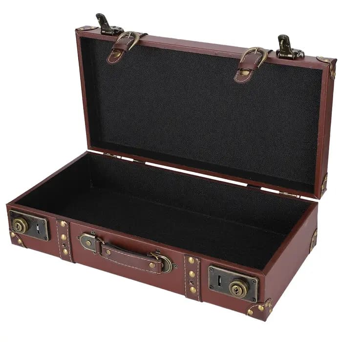 Valise en bois rétro Vintage