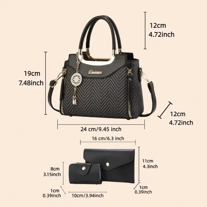 Ensemble de sacs messagers de luxe pour femmes