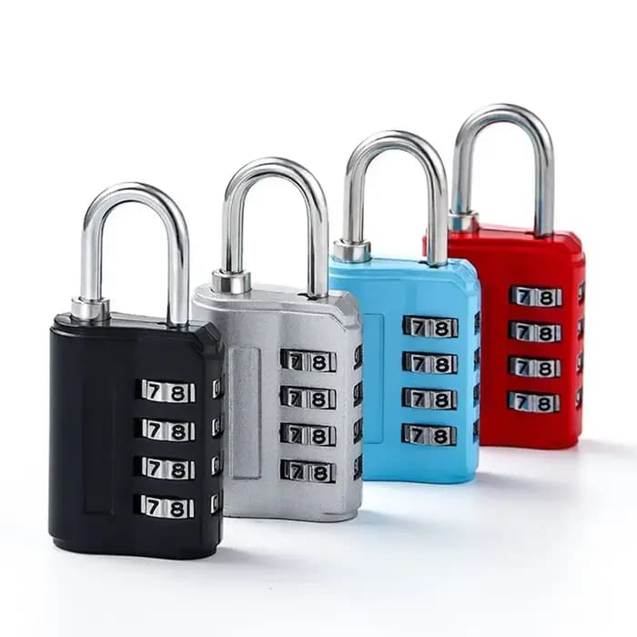Bloock-Cadenas à 4 Chiffres en Alliage de Zinc pour Bagages de Voyage