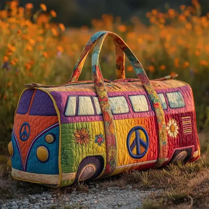 Sac de voyage matelassé en coton