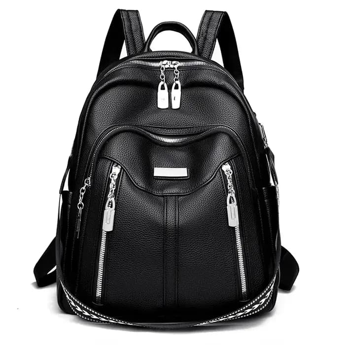 Sac à dos de voyage en cuir tendance pour femme