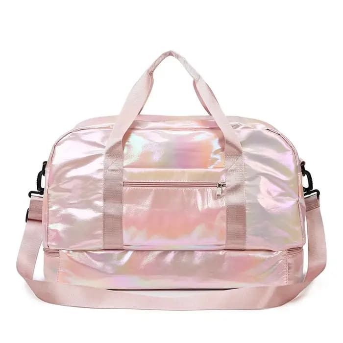 Sac de sport et de voyage pour femme grande capacité avec séparation sec/humide