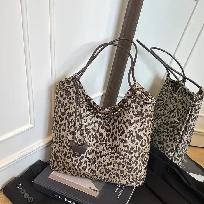 Sacs à bandoulière léopard en PU pour femmes