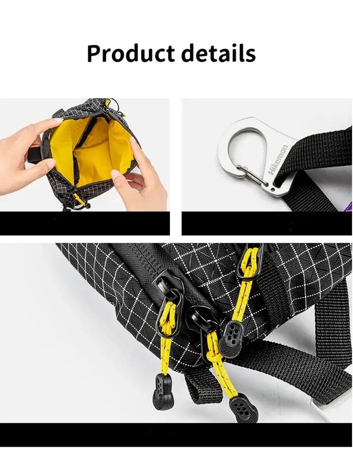 Hikeman sac de poitrine en plein air sac de pêche multifonctionnel Camping sac à bandoulière sport cyclisme sac de taille