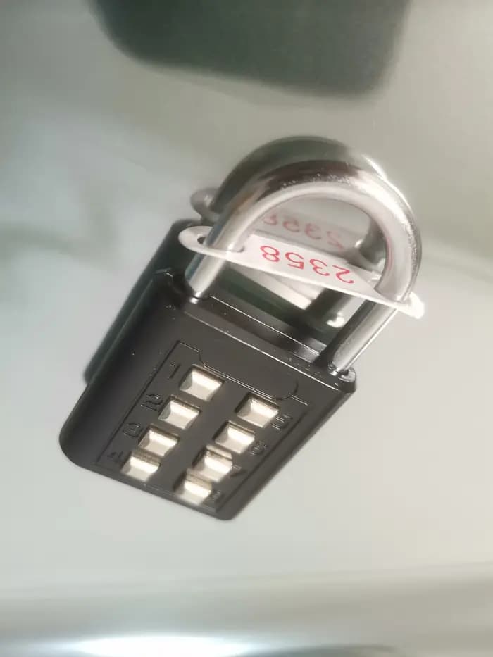 Cadenas intelligent à code mot de passe à 8 chiffres