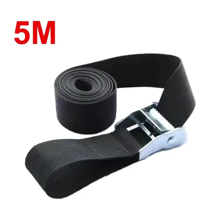 Sangle de Bagages Noire à Cliquet de 6m x 25mm