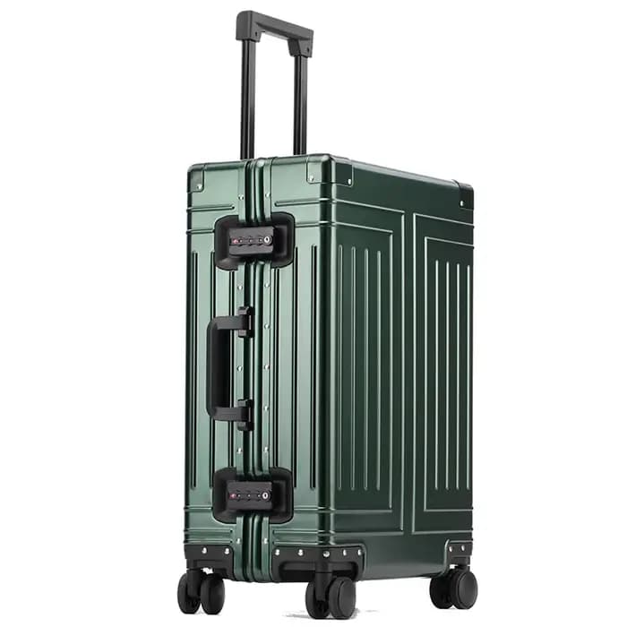 SUSHIMU-Valise de voyage en alliage d'aluminium et magnésium, bagage à roulettes, bagage à roulettes