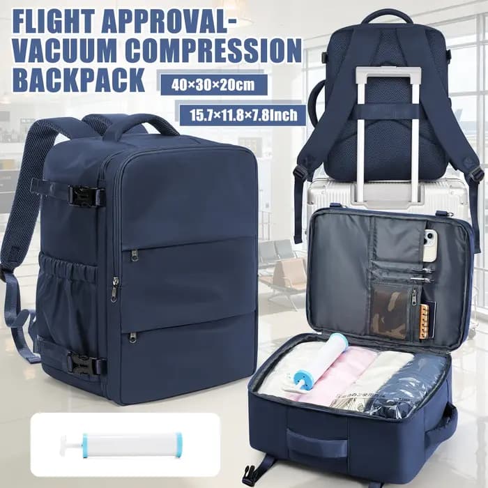 Sac à dos de voyage, sac à dos de cabine Ryanair 40x30x20, sac à dos pour femme, sac à dos de travai