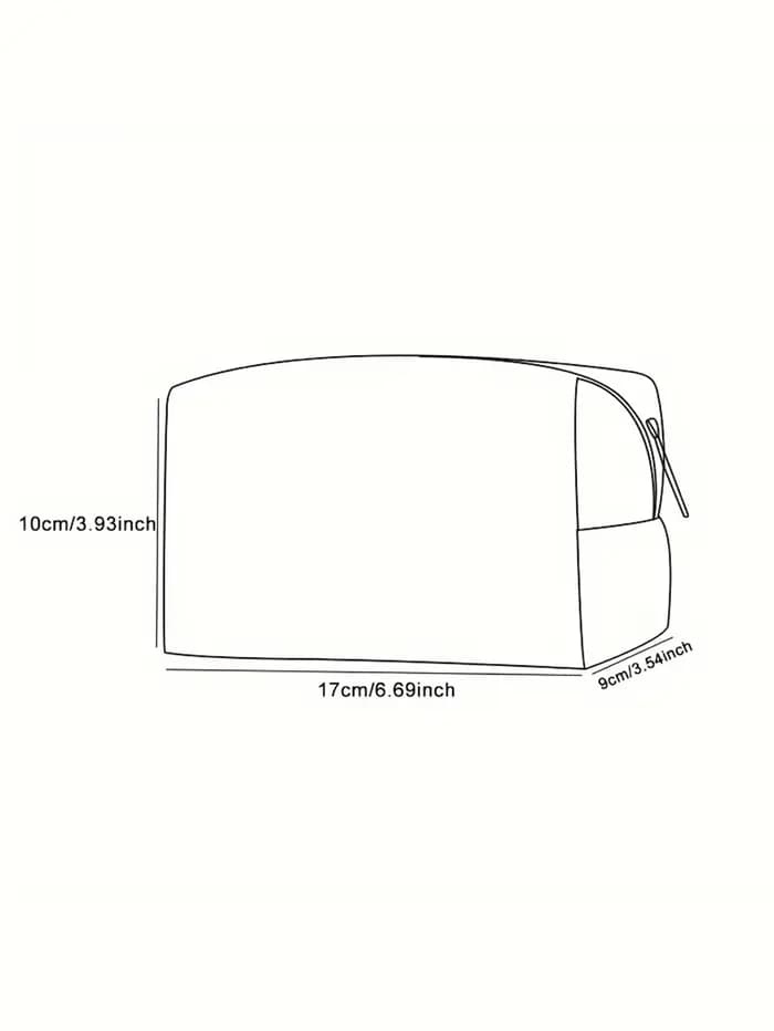 Grande trousse de toilette matelassée