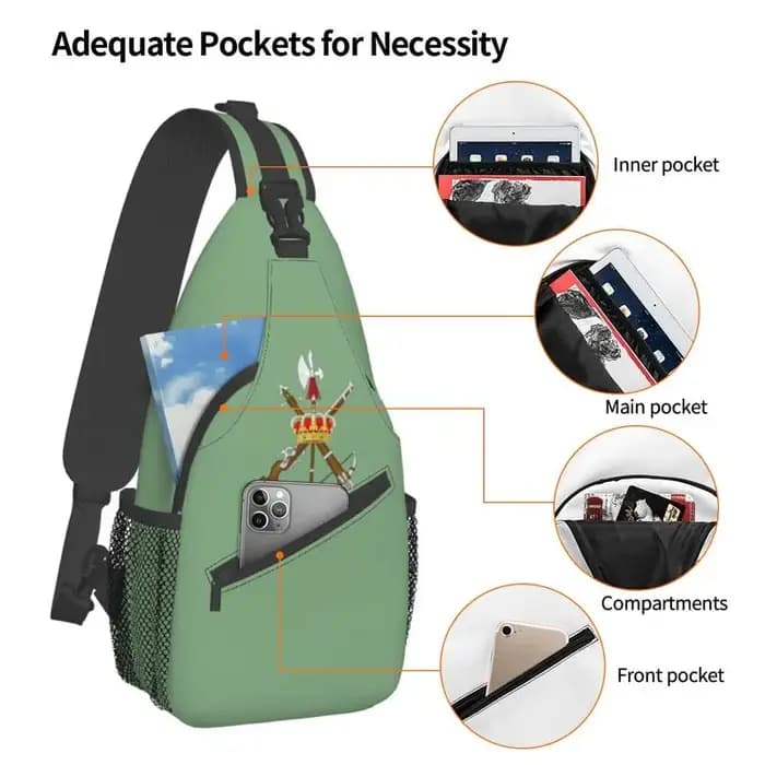 Sac à dos à bandoulière personnalisé pour hommes
