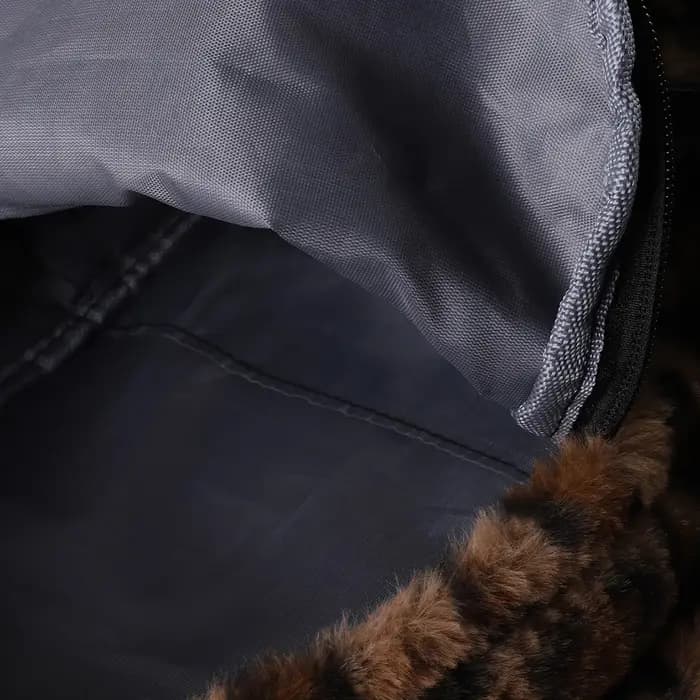 Sac à dos de luxe imprimé léopard pour femmes
