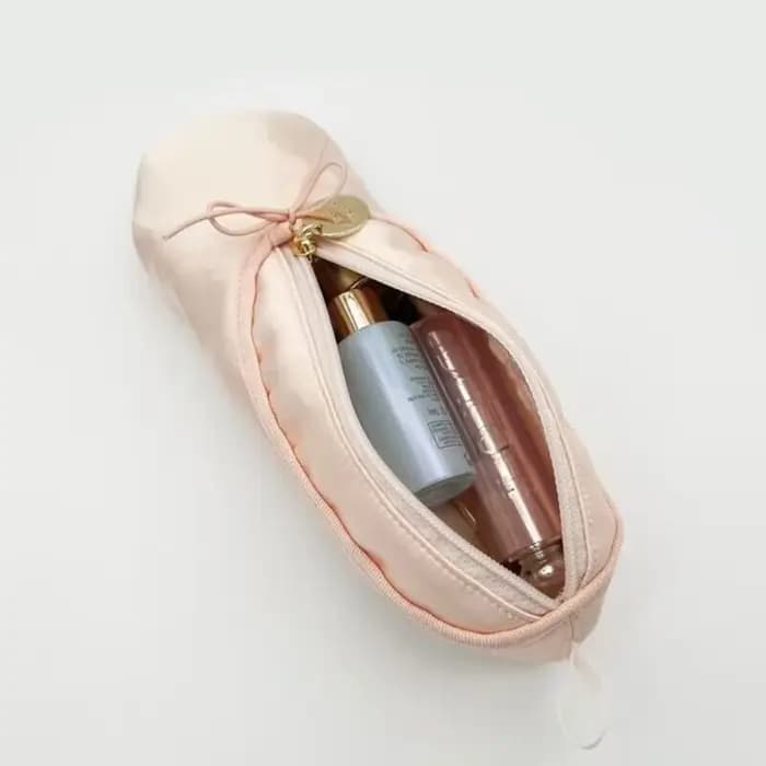 Trousse maquillage pour chaussures ballet rose