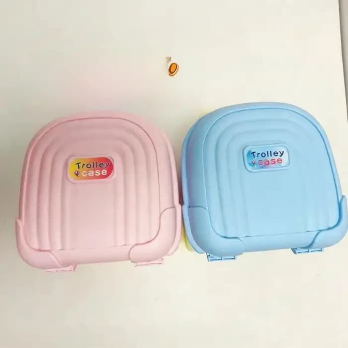 Valise Enfant Extensible Adorable en Plastique à Motifs de Dessins Animés