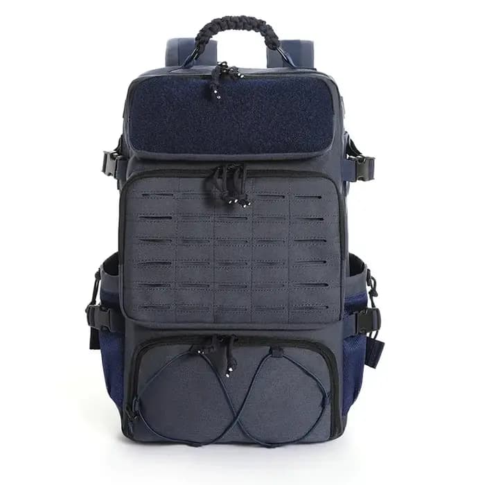 Grand sac à dos de voyage avec système modulaire, plusieurs compartiments et espace pour les chaussu