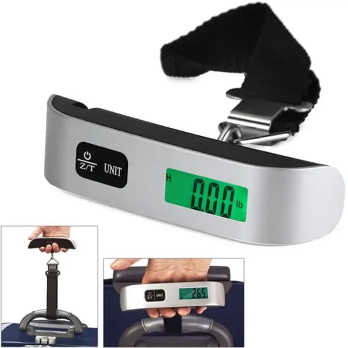 Balance numérique pour bagages suspendus de 50 kg, affichage LCD, balance portable pour valise, bala