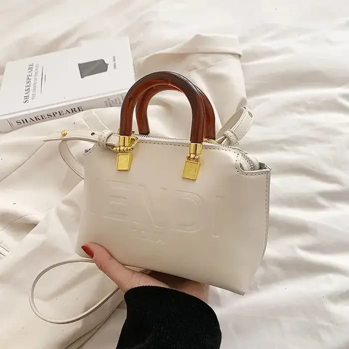 Nouveau sac Boston rétro de luxe léger, sac seau polyvalent à porter à l'épaule ou en bandoulière po