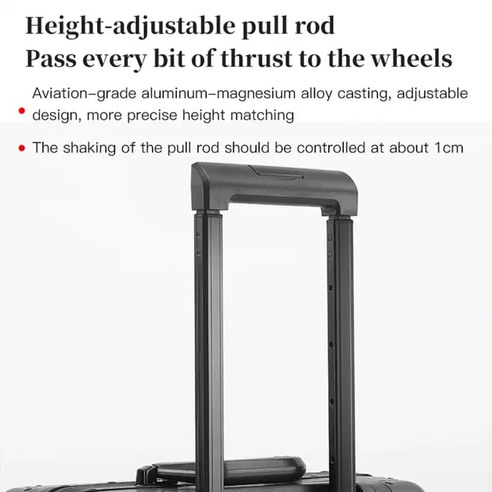 Bagage à main – Valise trolley en alliage d'aluminium et de magnésium de qualité supérieure