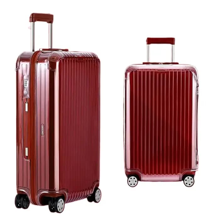 Juste de bagage en PVC transparent personnalisé
