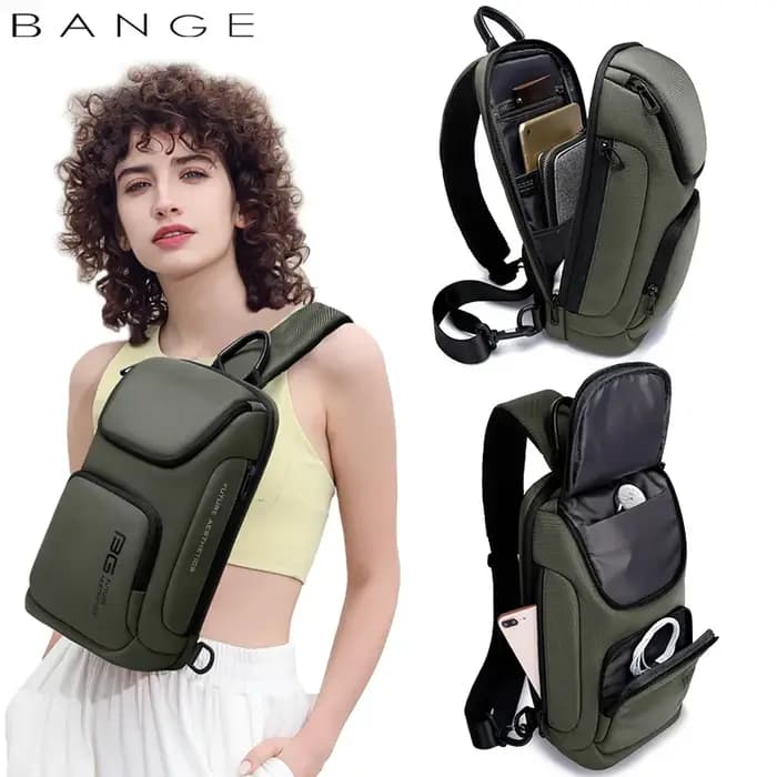 BANGE sac à bandoulière pour hommes Portable étanche sacs