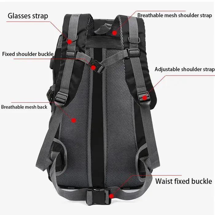 Sac à dos étanche d'alpinisme antivol pour hommes