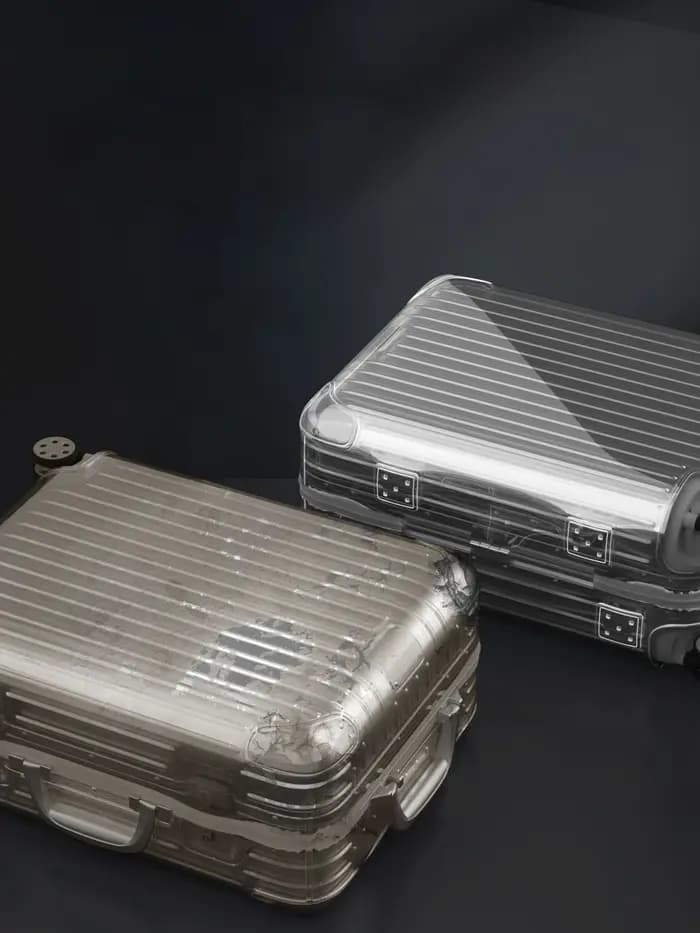 Housse de protection transparente pour bagages