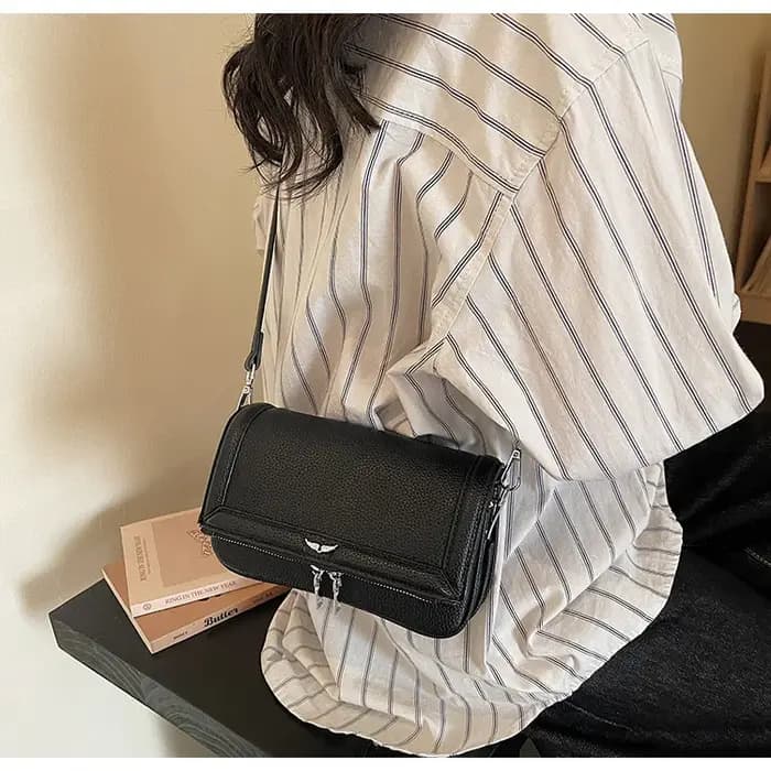 Sac de Luxe Unique et Abordable 2026 Nouveau, Sac à Bandoulière Texturé Chic et Minimaliste, Sac à M