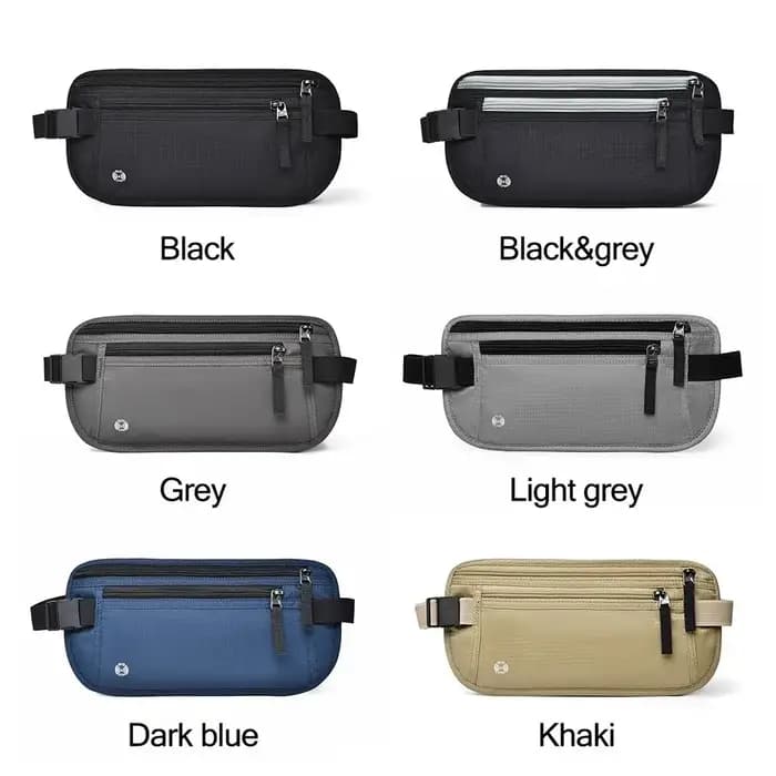 Sac de Passeport RFID Créatif, Poudres de Téléphone, Pack de Taille Multicolore, Portefeuille Antivol, Sac de Certificat, Jogging, Voyage