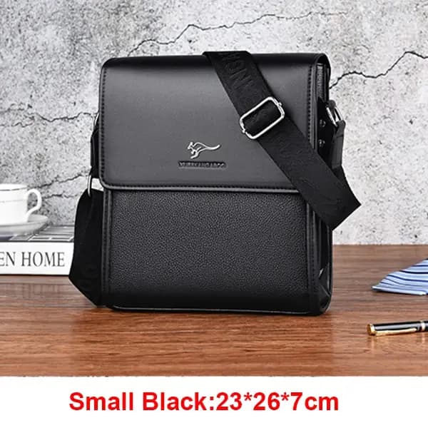 Marque de luxe sac de messager hommes en cuir côté sac à bandoulière pour hommes d'affaires bureau s
