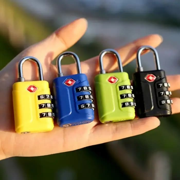 TSA – serrure à combinaison à 3 chiffres