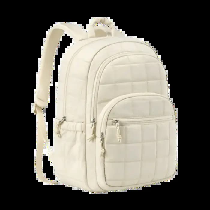 Sac à dos de voyage créatif matelassé à carreaux