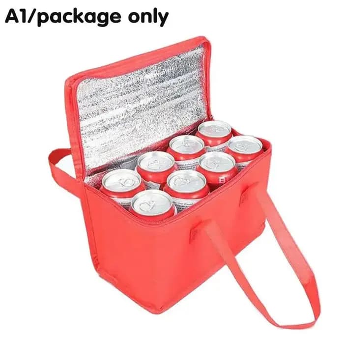 Sac Isotherme Portable Grande Capacité avec Fermeture Éclair