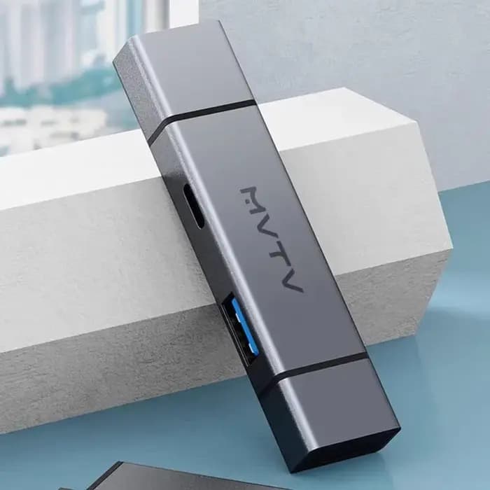 Lecteur de cartes 4 en 1 USB et USB C vers SD MicroSD TF Thunderbolt 3 pour PC