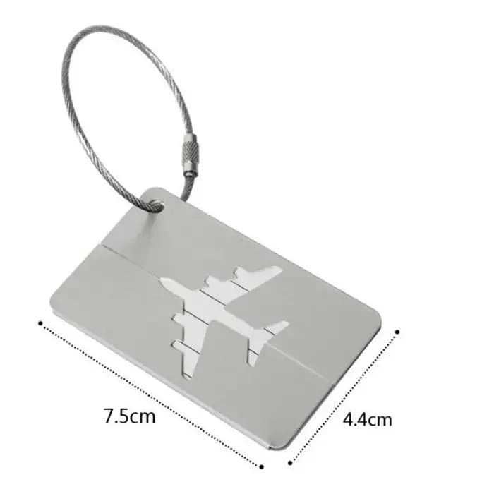 Étiquette de bagage portable en alliage pour délit de vol créatif