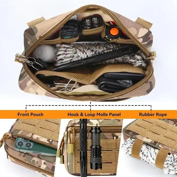 Sac tactique souple, sac de taille