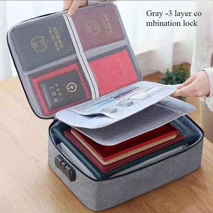 Organisateur de documents à 3 couches