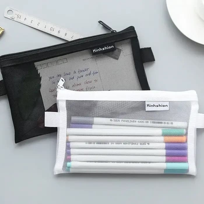 Pochettes transparentes A4/A5/horizon à fermeture éclair