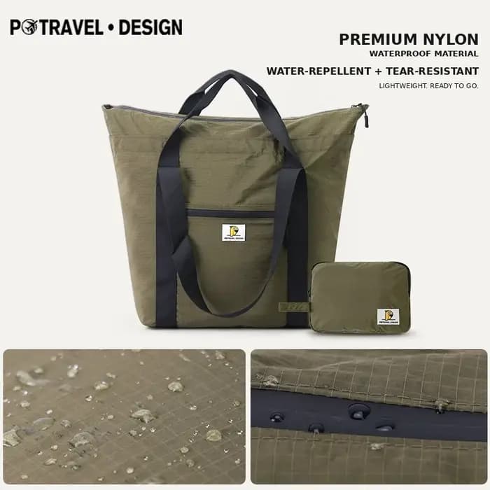 Sac fourre-tout de voyage étanche, sac à bandoulière pliable en Nylon, sac de transport de bagages d