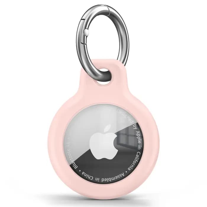 Housse en TPU pour support Apple Air Tag avec porte-clés
