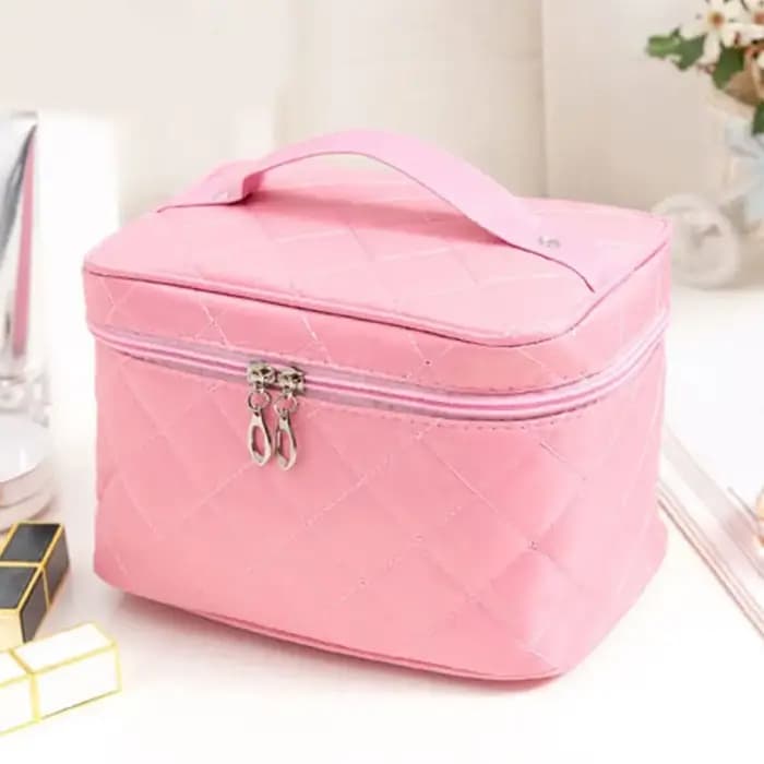Trousse à cosmétiques matelassurera de voyage pour femme