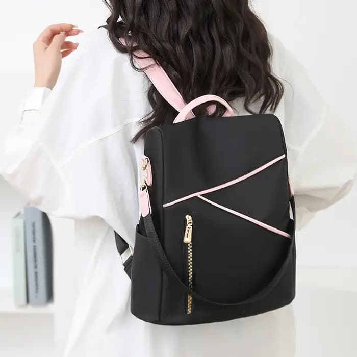 Sac à dos antivol femme décontracté en Nylon nouveau sac d'école 2025 mode grande capacité bandoulière sac