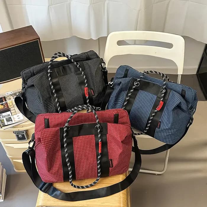 Sac de voyage, sac de cabine léger pour courtes distances, sac à bagages, sac bandoulière, sac de sport grande capacité avec séparation sec/humide