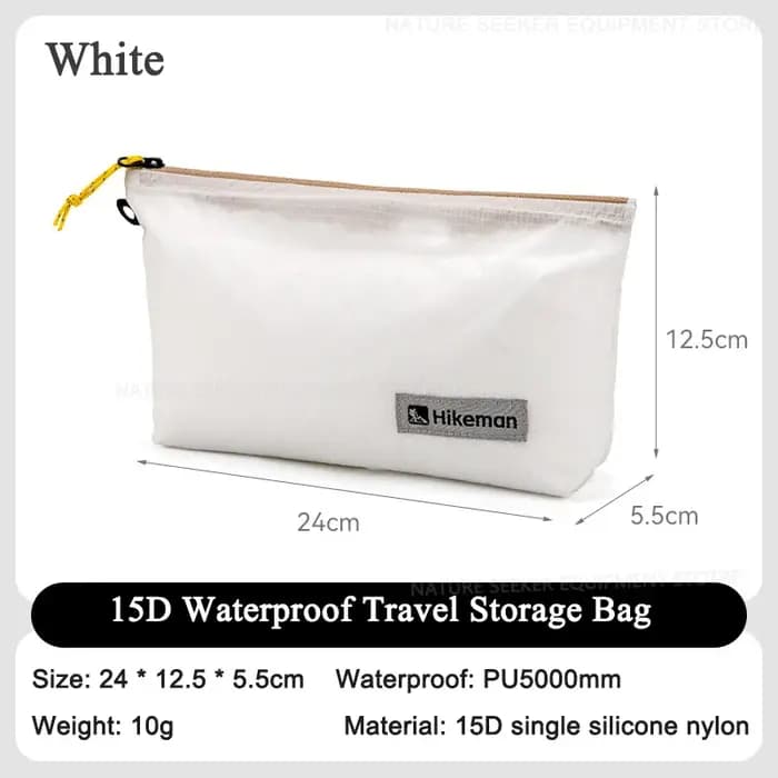HIKEMAN 15D sac de rangement de voyage Ultra léger randonnée en plein air Camping revêtement en silicone sac