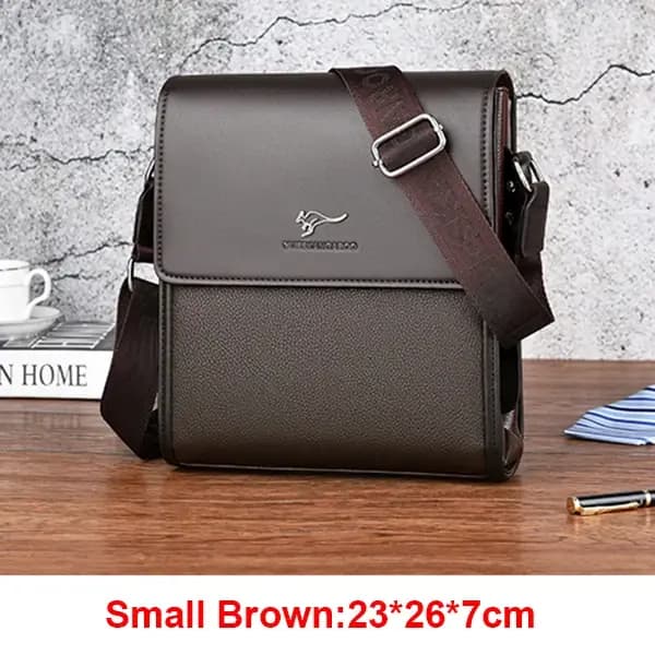Marque de luxe sac de messager hommes en cuir côté sac à bandoulière