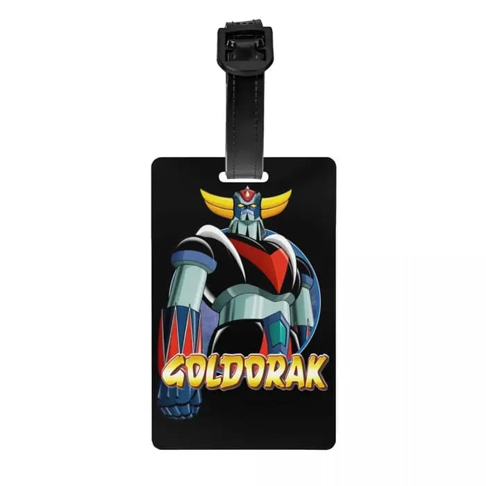 Étiquettes à Bagages Personnalisées Goldorak Grendizer pour Valises