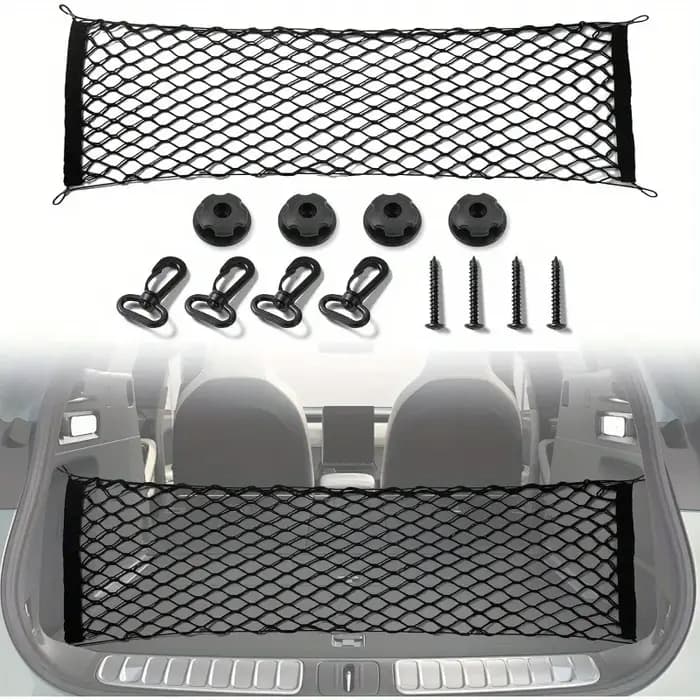 Filet de rangement pour bagages élastique et réglable! Avec crochets, adaptés aux SUV, berlines et c