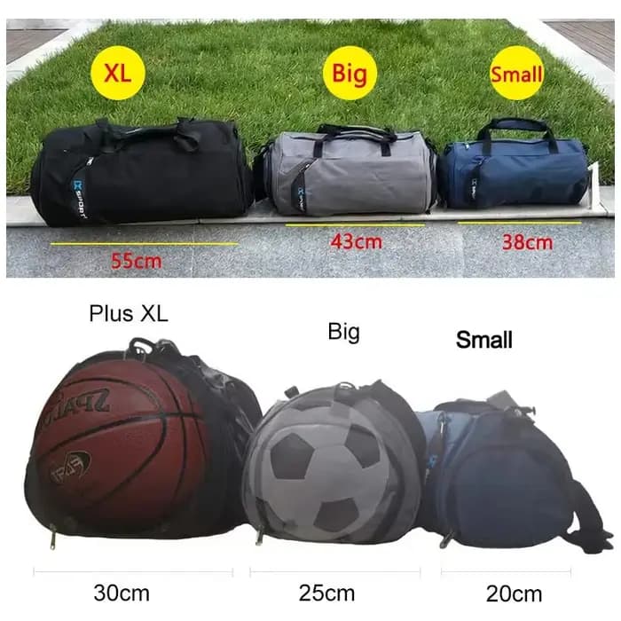 Sac de voyage avec compartiment à chaussures indépendant