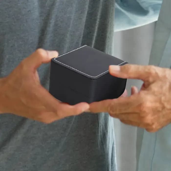 Étui de présentation pour montre individuelle avec sac à main en cuir PU, boîte de rangement pour bijoux et montres, emballage haut de gamme pour montres