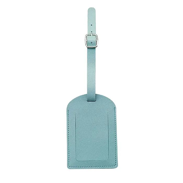 Étiquette de nom de bagage de voyage de valise en cuir d'unité centrale de faveur de mariage portatif