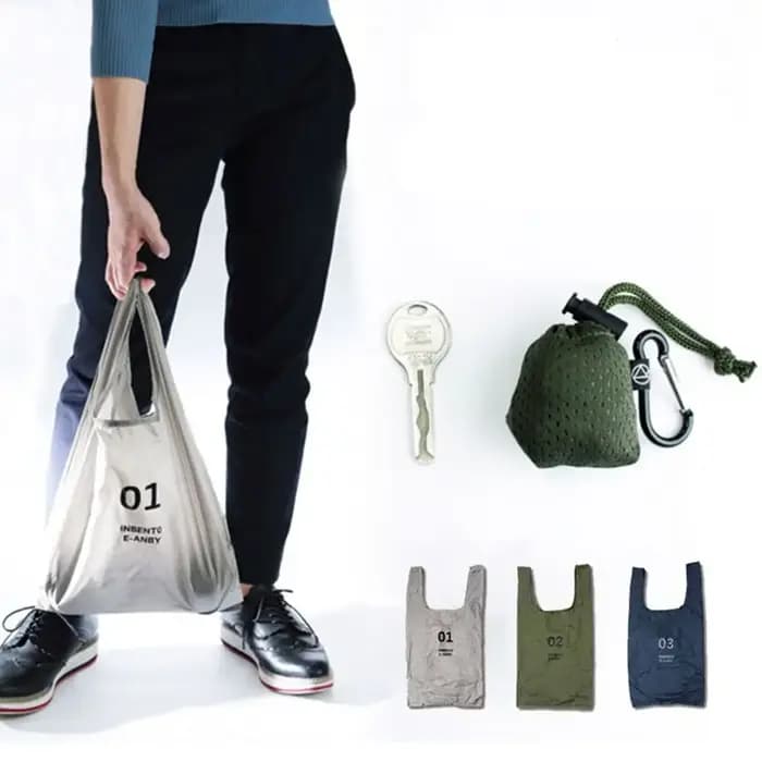 Sac de courses pliable en Nylon de haute qualité